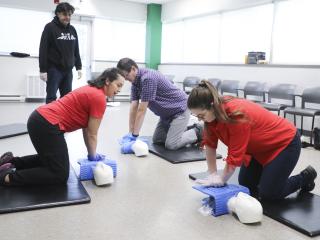CPR Course in classroom