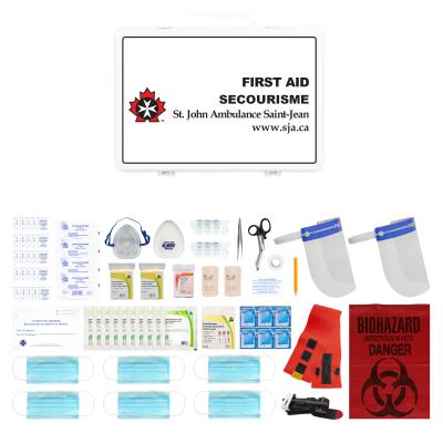 British Columbia 11-50 Employees First Aid Kit - Level 1 - Plastic
