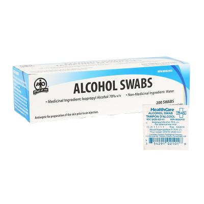 Alcohol Wipes, 200/Box, 4/Pack