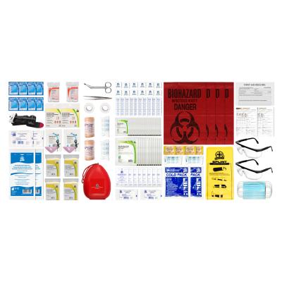 Intermediate First Aid Kit - WorkSafeBC Compliant Refill with contents displayed