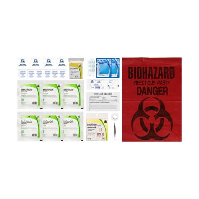 Refill Personal First Aid Kit - WorkSafeBC Compliant with contents displayed